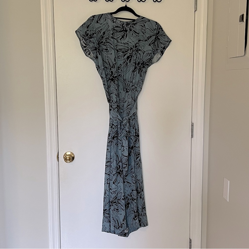 No. 6 Seafoam Green Floral Jumpsuit